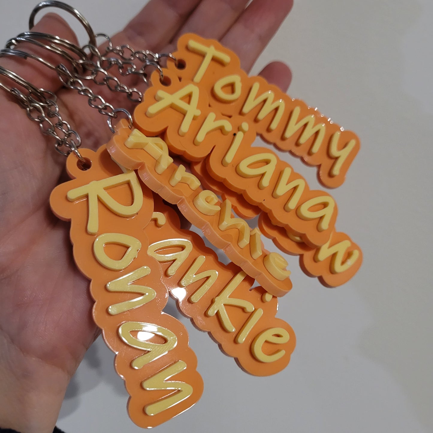 Double Layer Name Keyring