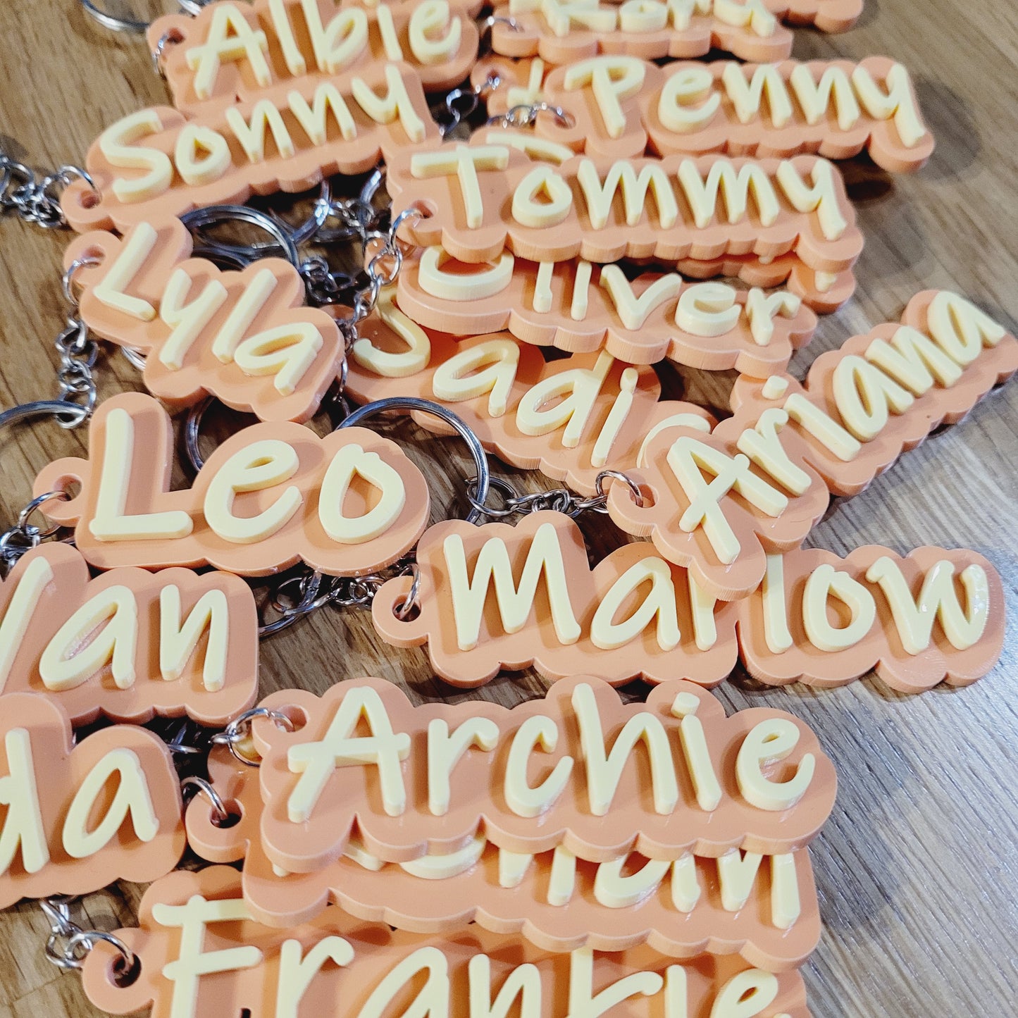 Double Layer Name Keyring