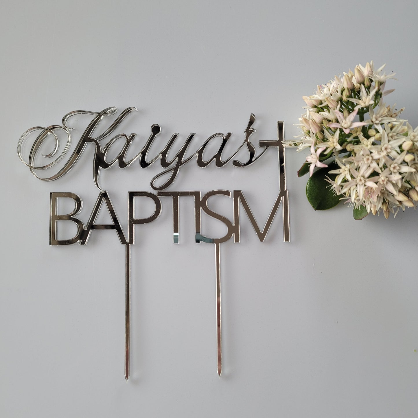 Baptism Cake Toppers