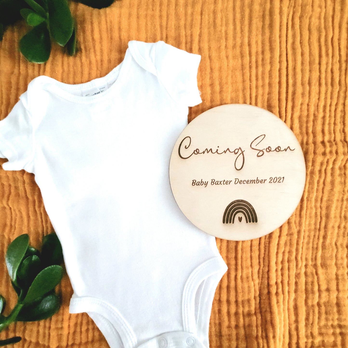Pregnancy Announcement Plaque