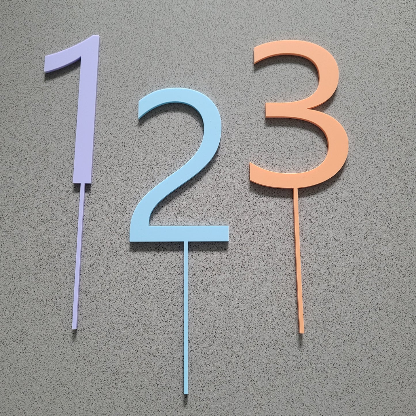 Number Cake Topper
