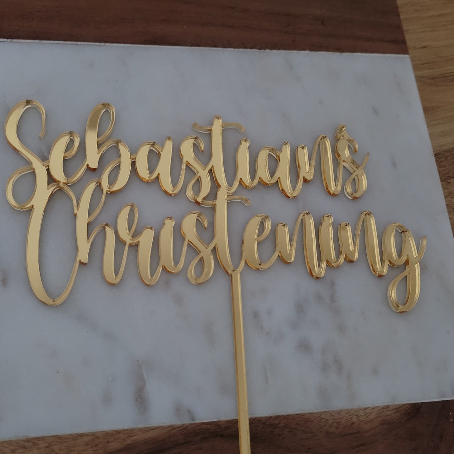 Christening Cake Topper
