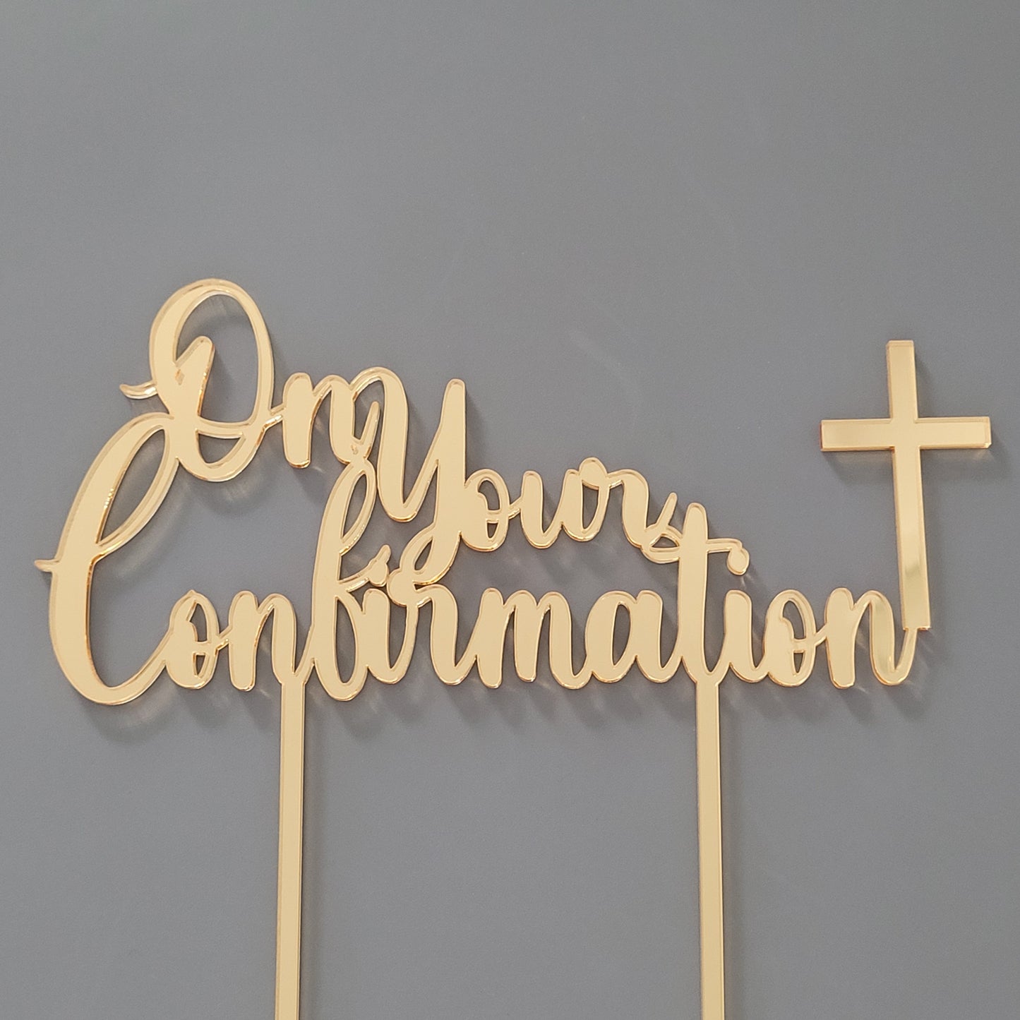 Confirmation Cake Topper