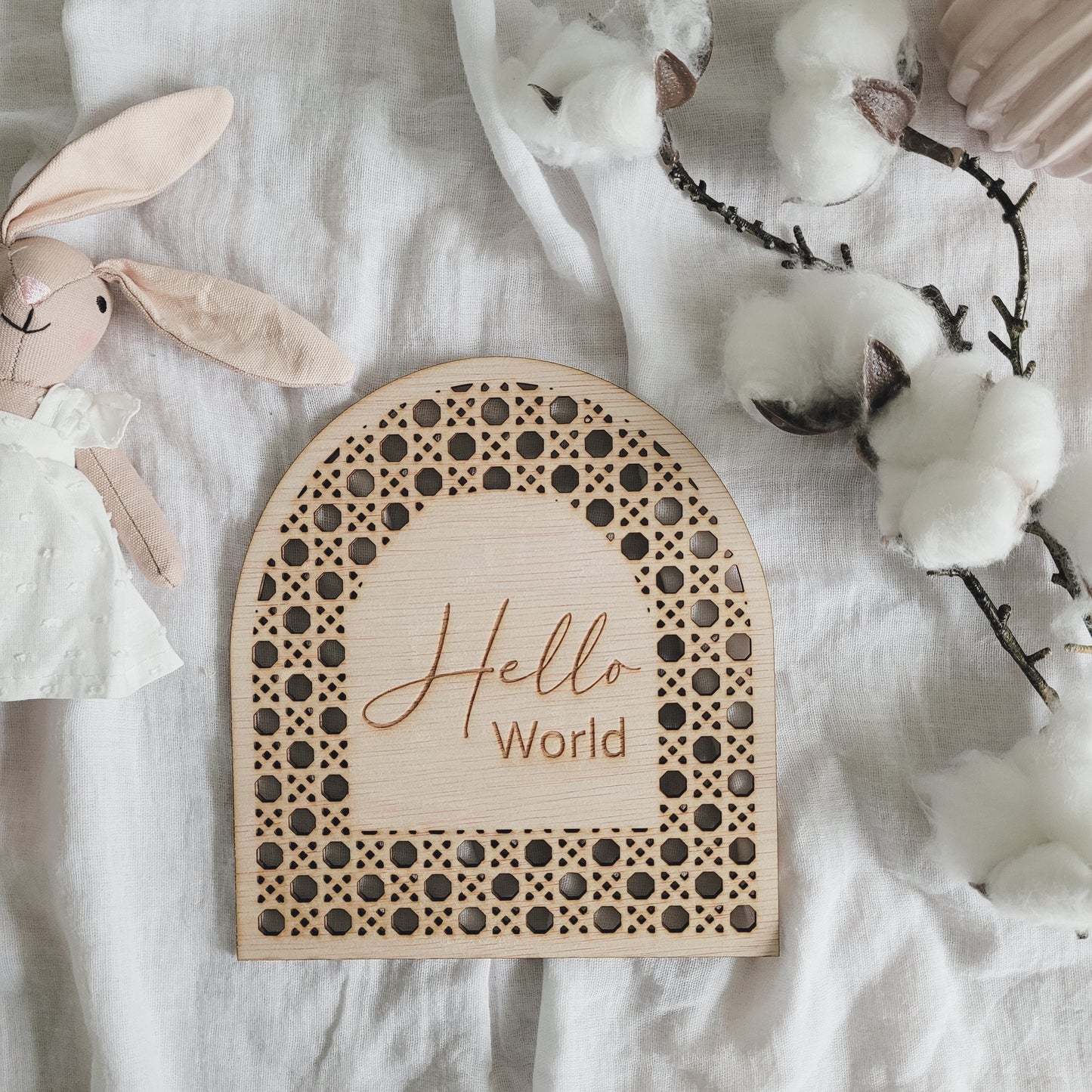 Faux Rattan Hello World Arch
