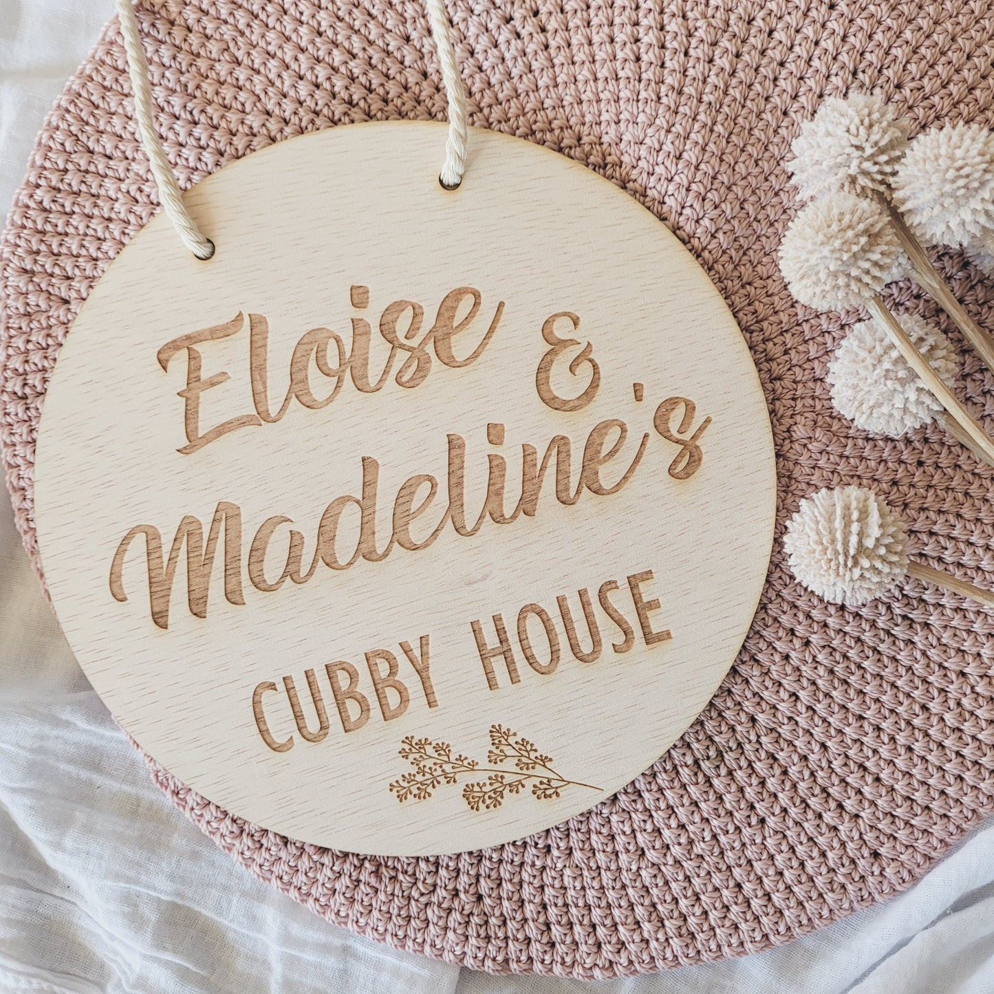 'Cubby House' Plaque