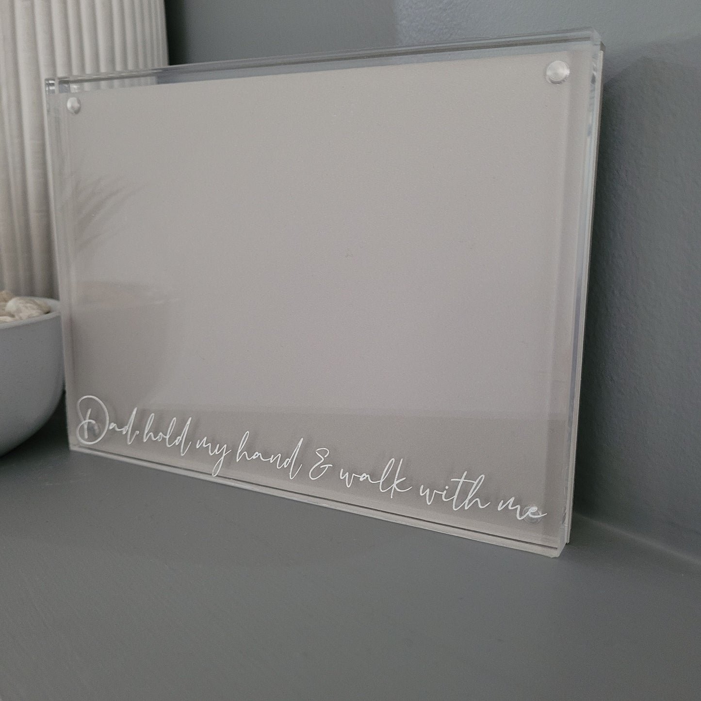 Acrylic photo frame - Personalised