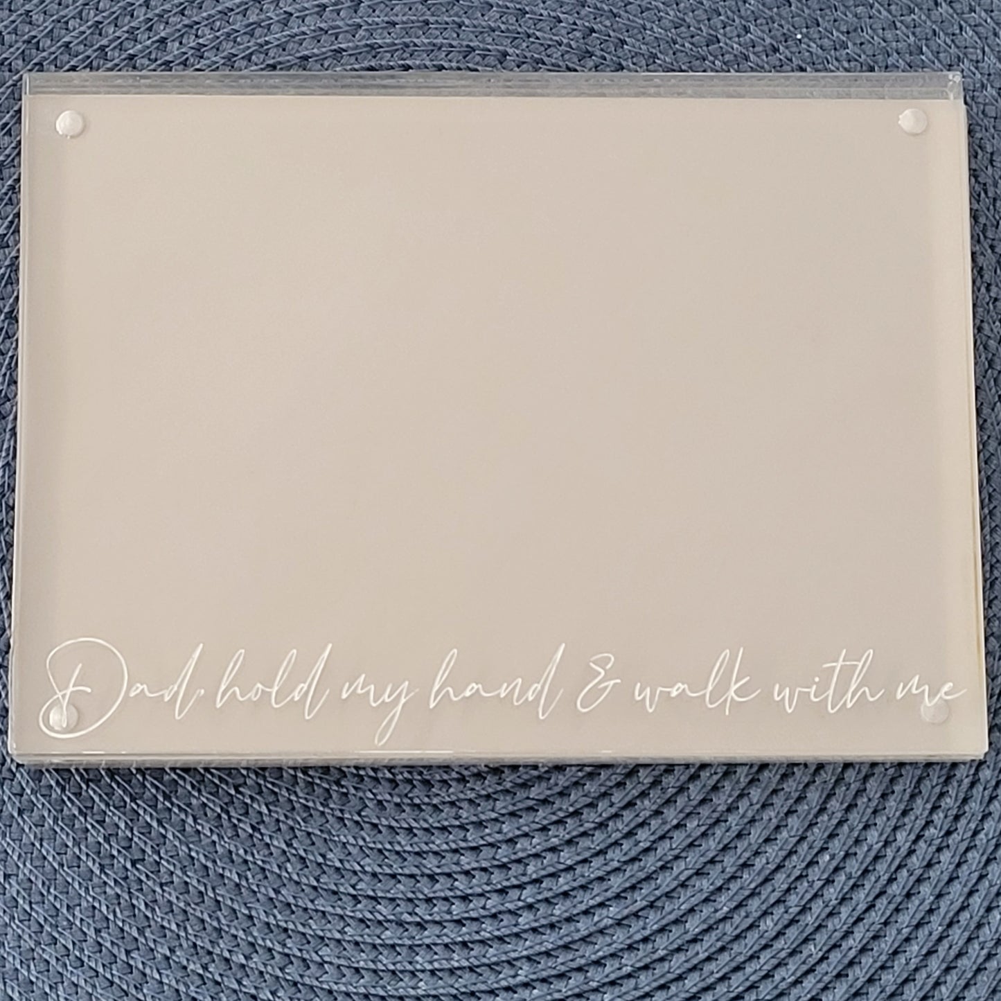 Acrylic photo frame - Personalised