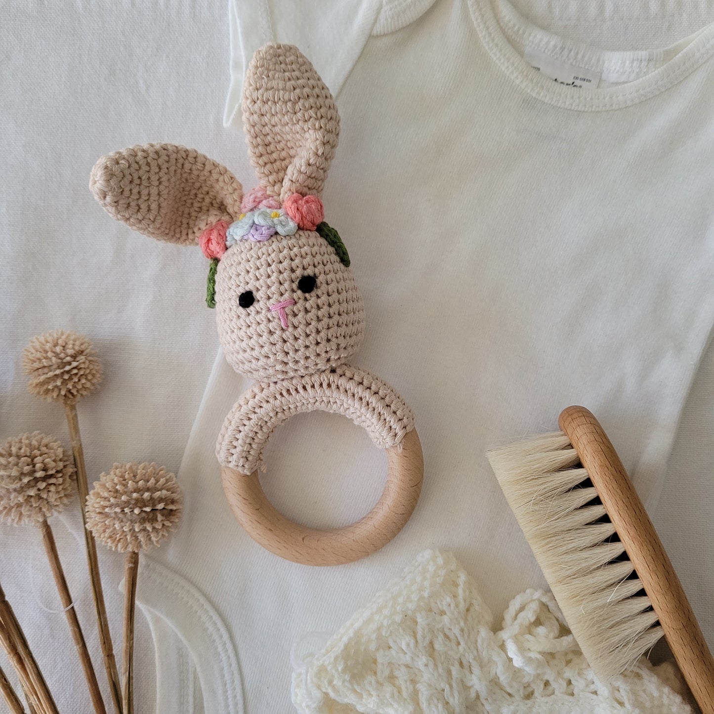 Personalised Crochet Rattle