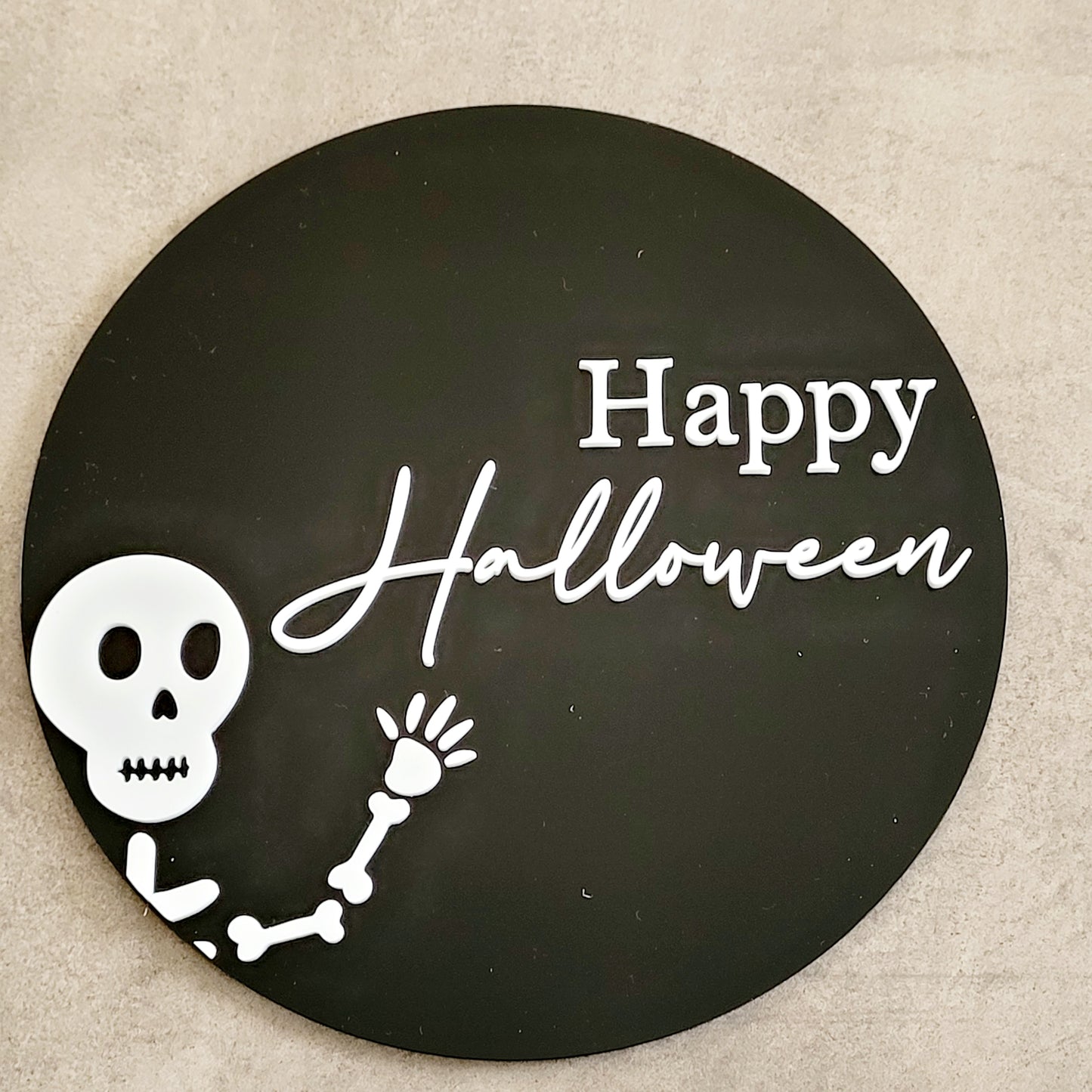 Happy Halloween Plaque