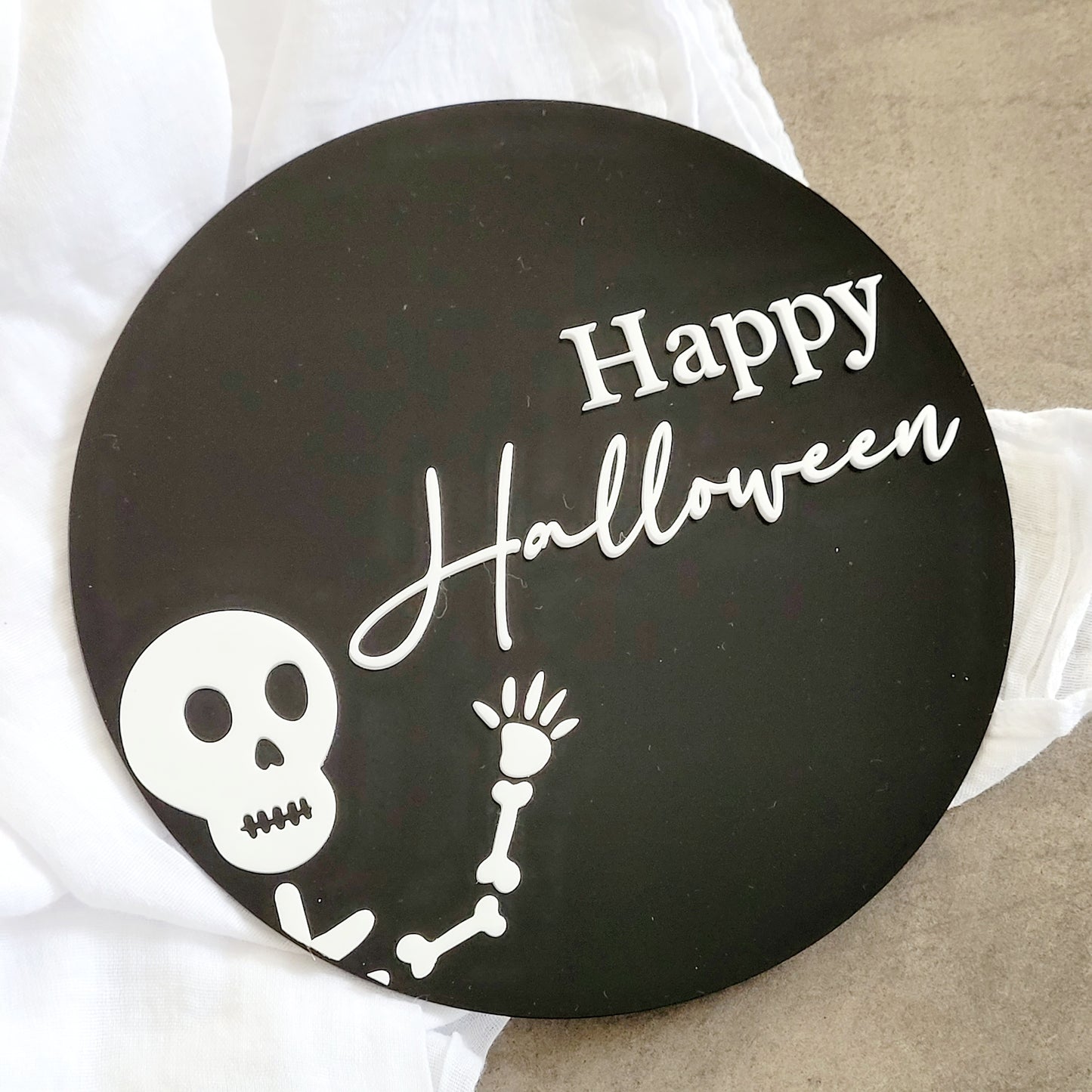 Happy Halloween Plaque