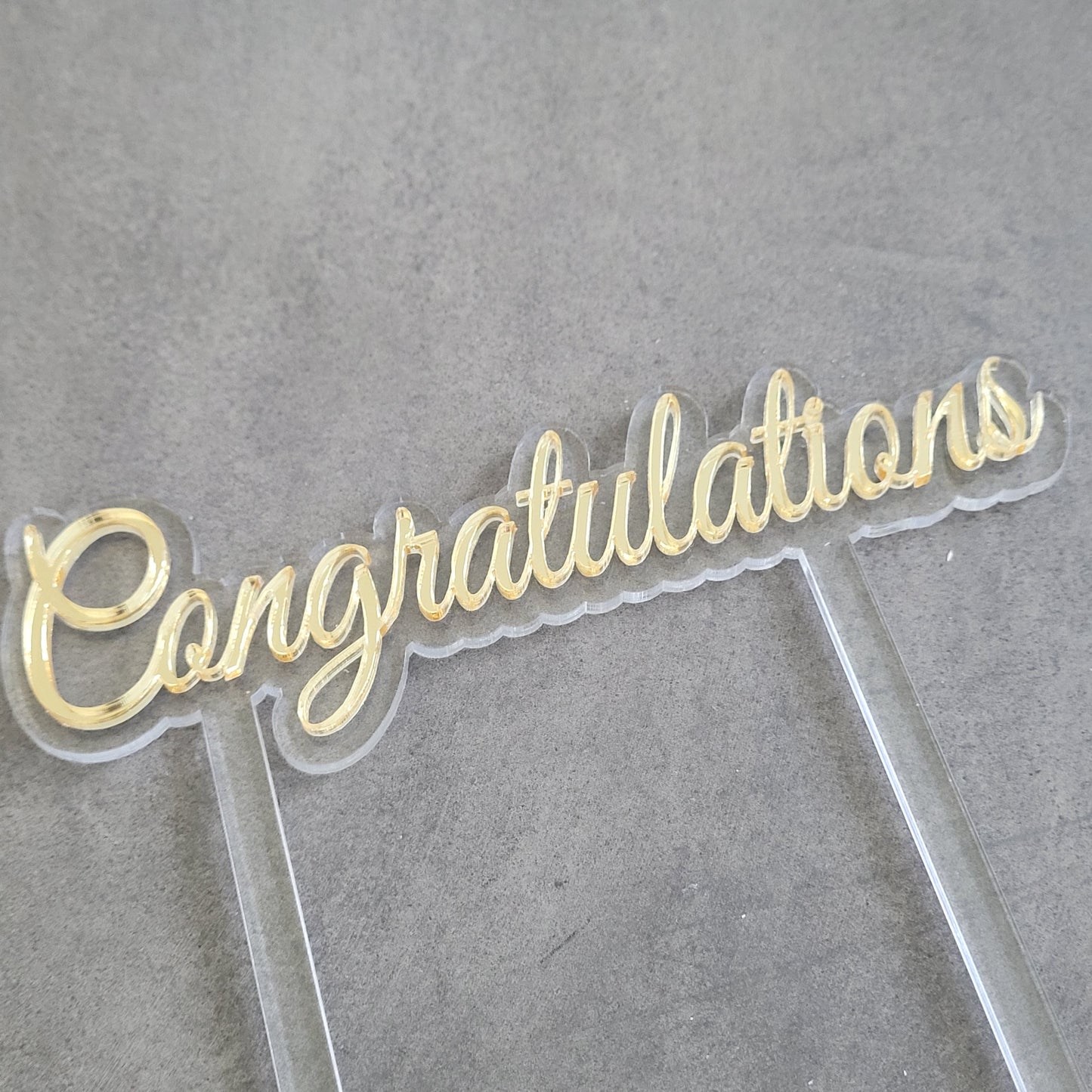 Congratulations Cake Topper