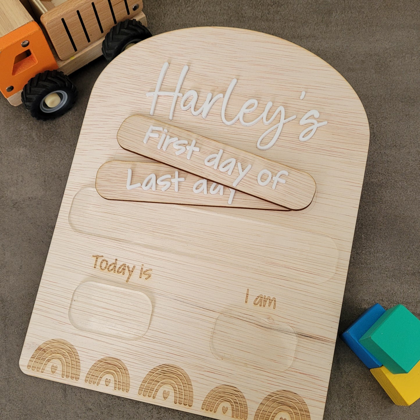 Personalised First/Last day of Boards