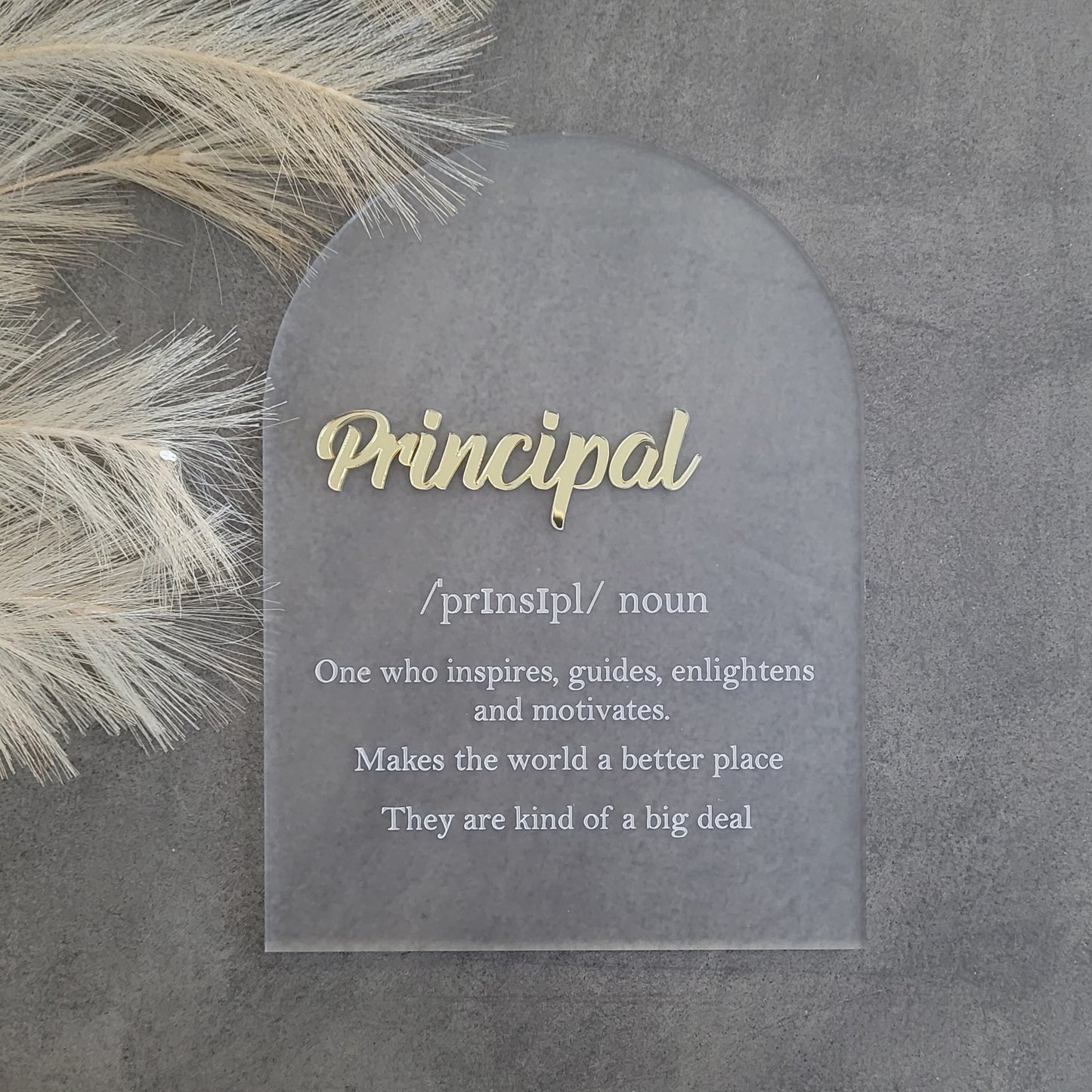 Teacher Definition plaque