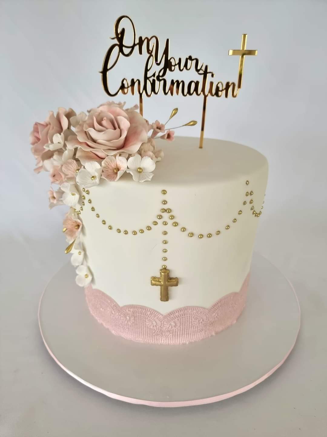Confirmation Cake Topper
