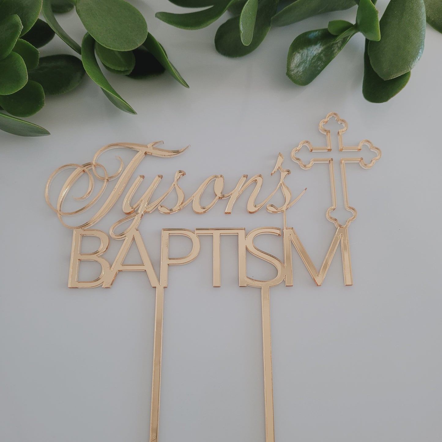 Baptism Cake Toppers