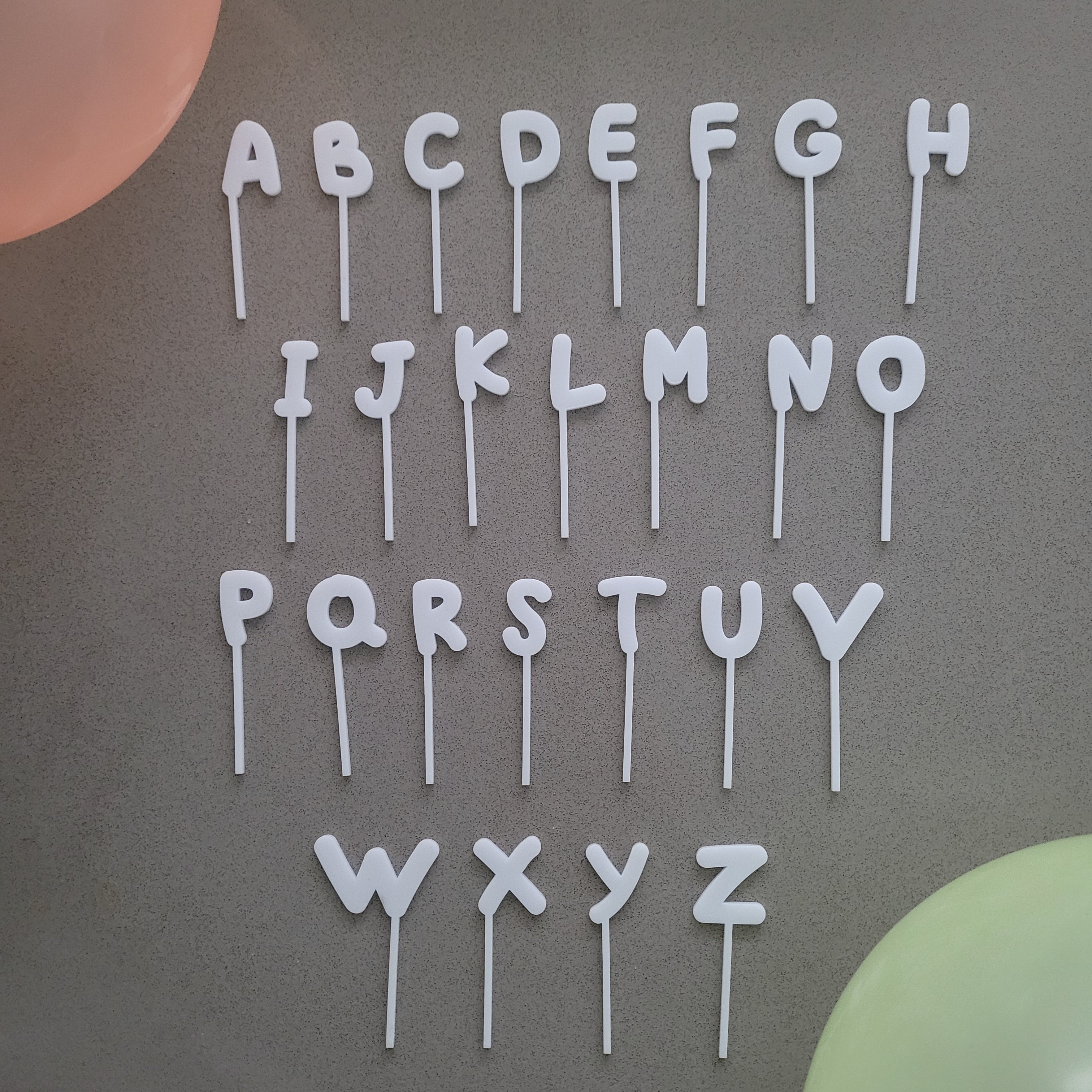 Buy ABC Alphabet Birthday Boy Printable 2 Inch Round Cupcake Toppers  Instant Download PDF File Online in India - Etsy