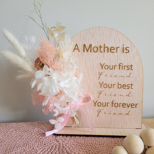 'A Mother is..' Floral Mother's Day Plaque