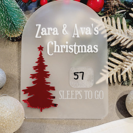 Arch Christmas Countdown - Sleeps to go