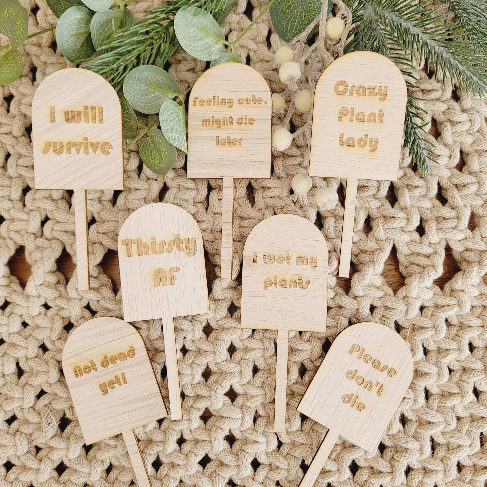 plant hanger quotes Quote Plant Stakes – onelittlereason