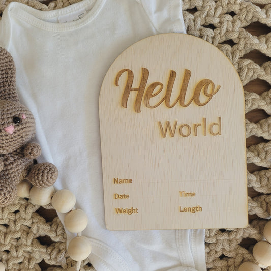 Arch Birth Announcement