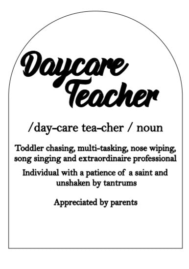 Teacher Definition plaque